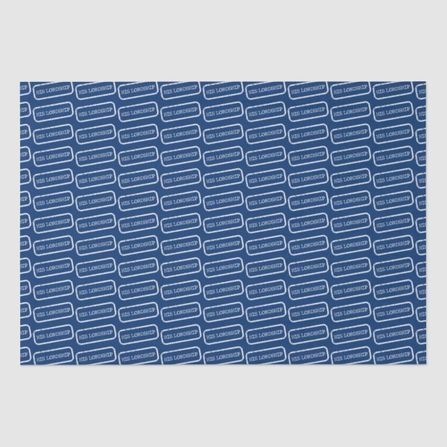 Papier Mousseline "Sa seigneurie" (Recto)