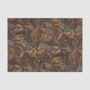 PAPIER MOUSSELINE SAFARI JUNGLE