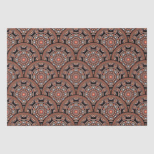 Papier Mousseline Safari Sunset Bohemian Star Fall Mandala Art Deco