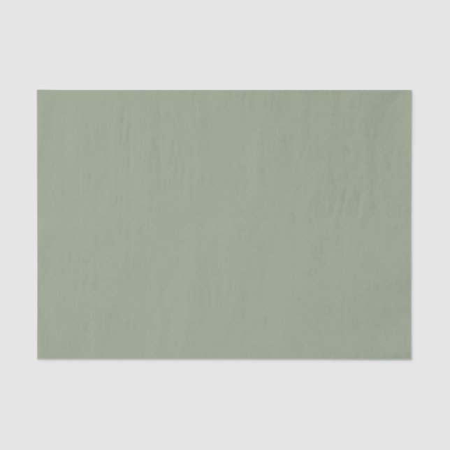 Papier Mousseline Sage Green  (Recto)