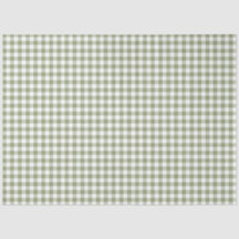 Sage Green En vichy Neutre Elegant Checks Motif