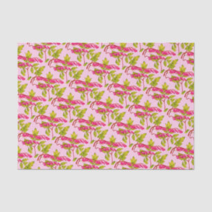 Papier Mousseline saigner les coeurs fleurs imprimer