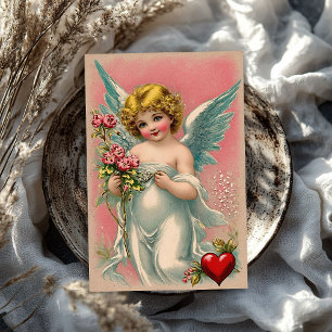 Papier Mousseline Saint-Ange victorien vintage Saint-Valentin