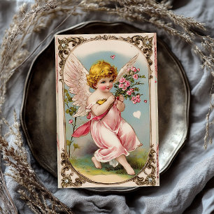 Papier Mousseline Saint-Ange victorien vintage Saint-Valentin