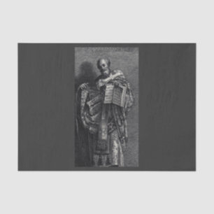 Papier Mousseline Saint Athanase d'Alexandrie Art Graphique