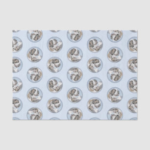 Papier Mousseline Saint Bernard Peinture Rough St Original Chien Art