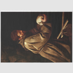 Papier Mousseline Saint François dans la prière (chrétienne) (Carava