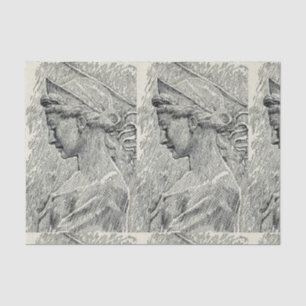 Papier Mousseline Sainte Cécile vierge et martyre