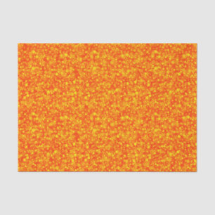 Papier Mousseline Sang Orange Faux Parties scintillant & Étincelles 