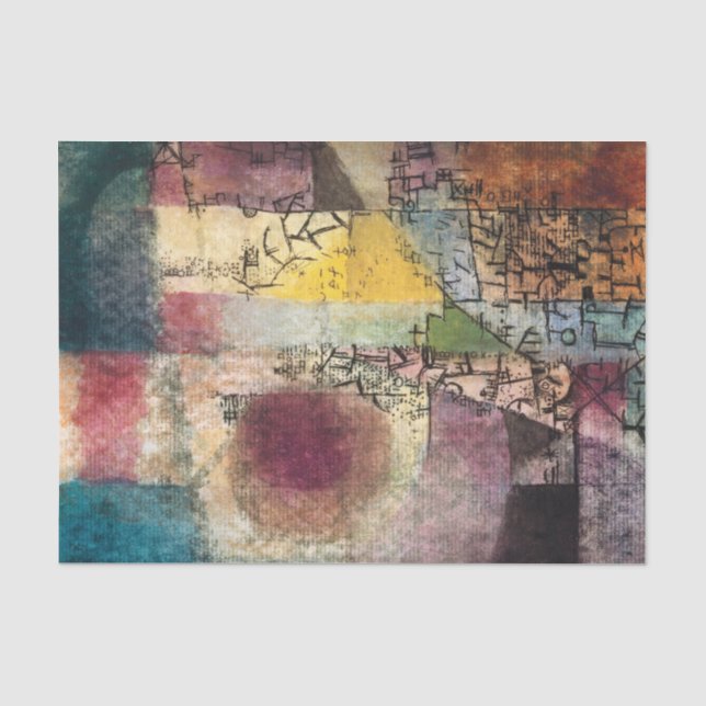 Papier Mousseline Sans titre 2 de Paul Klee, Art Abstrait (Recto)