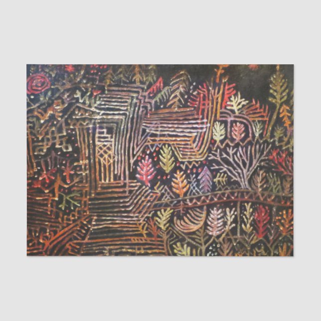 Papier Mousseline Sans titre (Reconstruction), Paul Klee Art Abstrai (Recto)