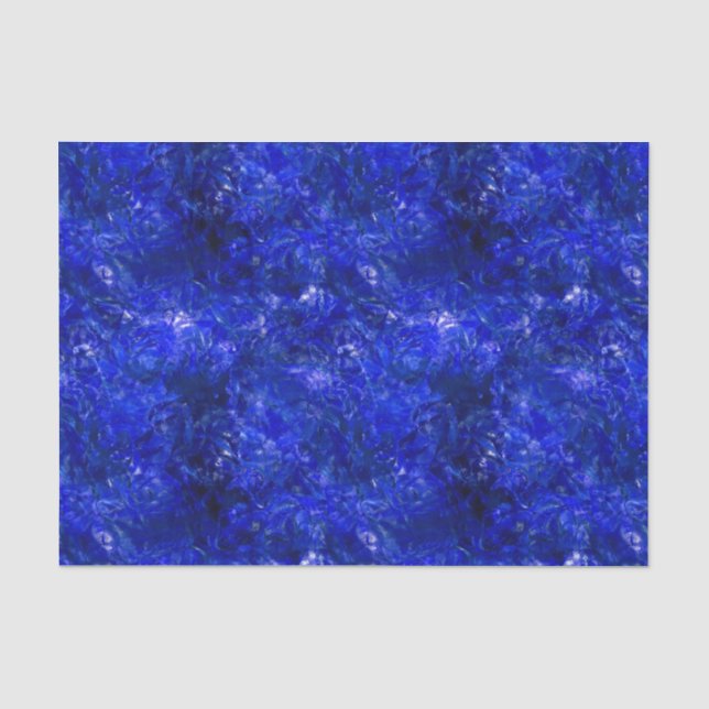 Papier Mousseline Saphir cru (Recto)