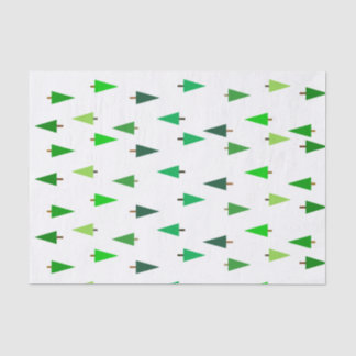 Papier Mousseline Sapins