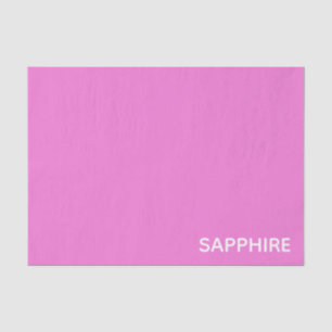 Papier Mousseline Sapphire pink colour