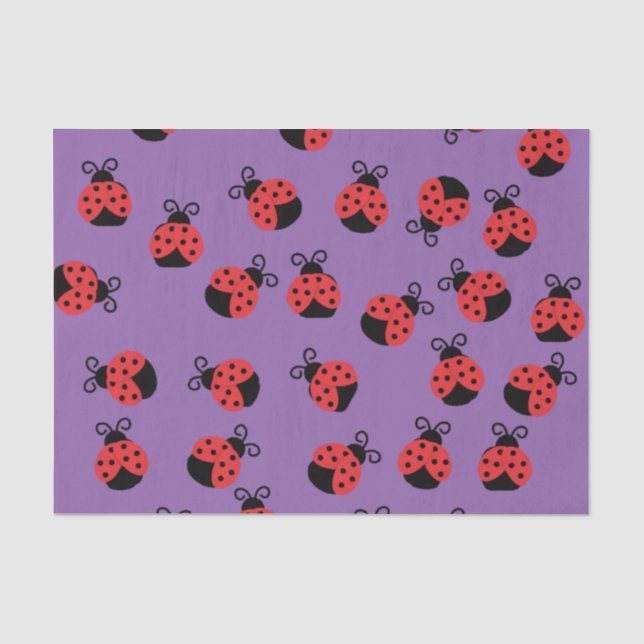 Papier Mousseline Scarabées de coccinelle de coccinelle sur le (Recto)
