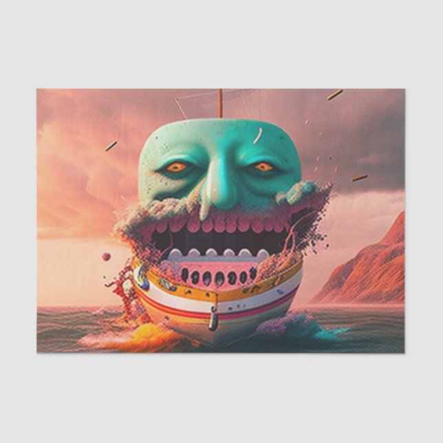 Papier Mousseline Scary (Recto)