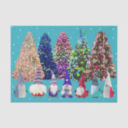 Papier Mousseline Scène de Noël de Scandi Gnomes