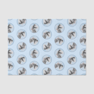 Papier Mousseline Schnauzer Peinture Giant Standard Décroché Chien A