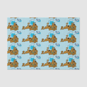 Papier Mousseline Scooby-Doo Carré Rétro Couché