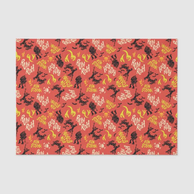 Papier Mousseline Scooby-Doo | Ruh Roh Run Scoob ! Motif (Recto)