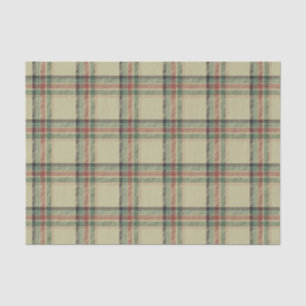 Papier Mousseline Scottish Floral and Tartan Series Design 36