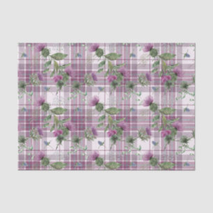Papier Mousseline Scottish Floral et Tartan Series Design 14