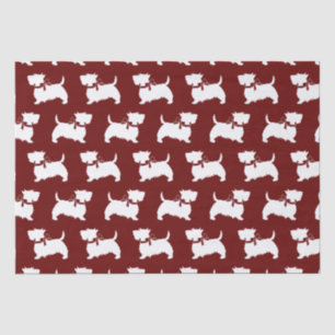 Papier Mousseline Scottish Terrier Scotty Chien Chien Chien Chien Ch