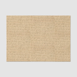 Papier Mousseline Script cursif manuscrit