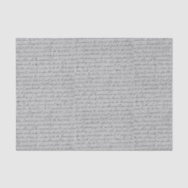 Papier Mousseline Script cursif manuscrit
