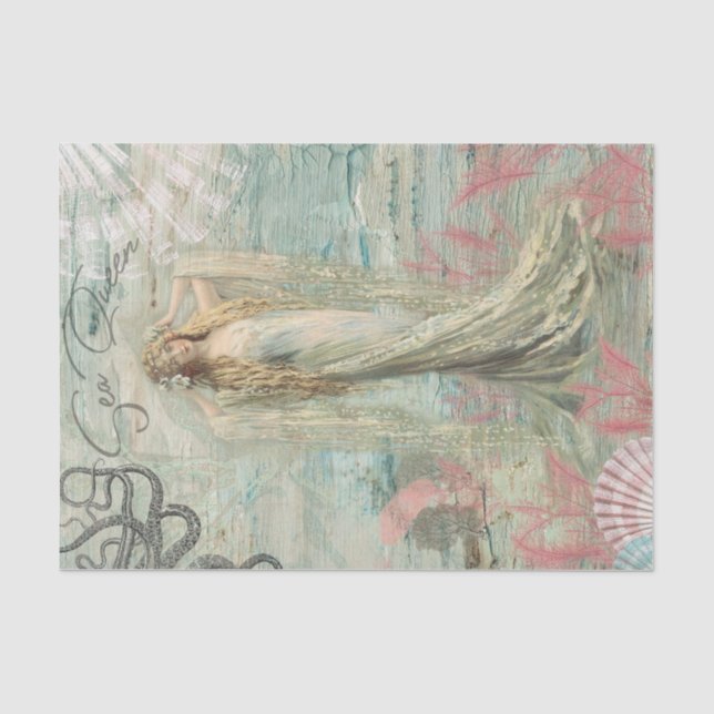 Papier Mousseline Sea Queen (Recto)