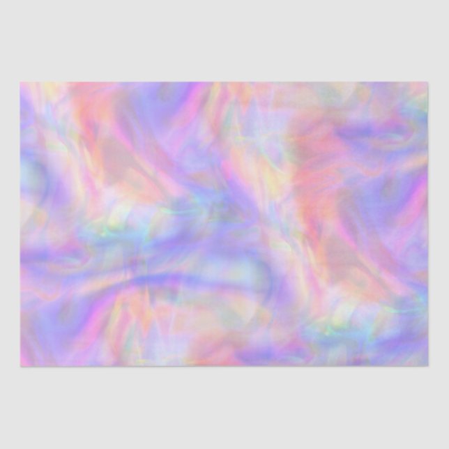 Papier Mousseline seconde vue, holo pastel : (Recto)