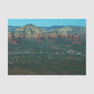 Papier Mousseline Sedona et Coffee Pot Rock vus d'en haut