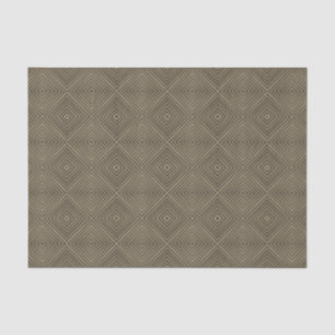 Papier Mousseline Sepia Tone Hypnotique Diamant Moderne Pop Art