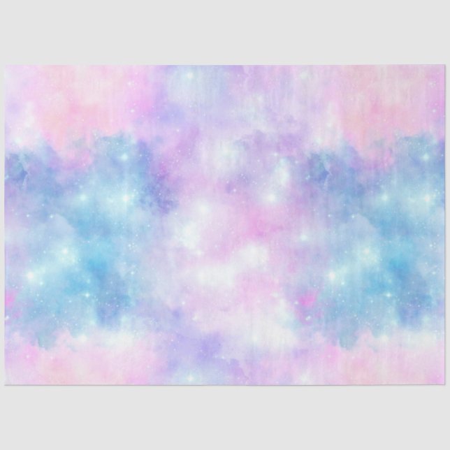 Papier Mousseline Série Conception de Galaxie Peinte 4 (Recto)