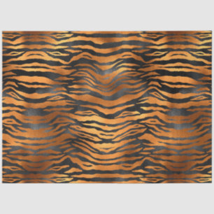 Papier Mousseline Série Copper Tiger Design 8