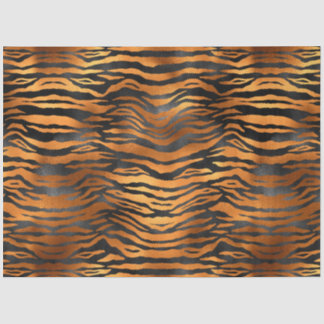 Papier Mousseline Série Copper Tiger Design 8