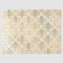 Série de papiers sépia éphémères Design 1