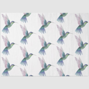 Papier Mousseline Série d'oiseaux tropicaux : Hummingbird Design 2