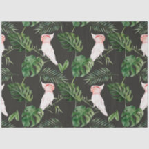 Série d'oiseaux tropicaux : motif Major Mitchells 