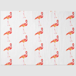 Papier Mousseline Série Flamingo Aquarelle Design 5