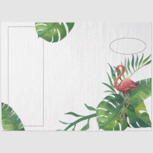 Papier Mousseline Série Flamingo Tropical Vibes Design 7