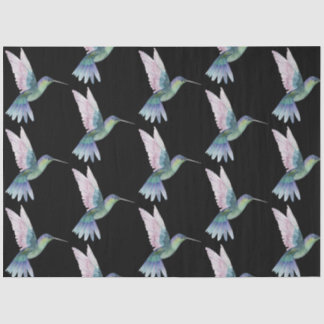 Papier Mousseline Série Oiseaux Tropicaux : Colibri Dessin 3