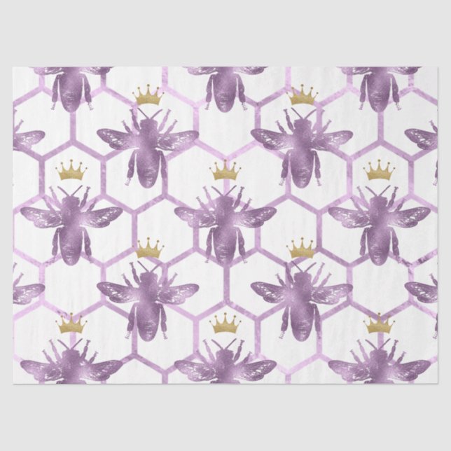 Papier Mousseline Série Queen Bee Design 32 (Recto)