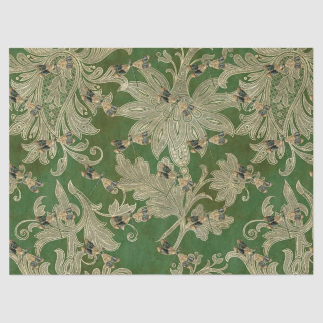 Papier Mousseline Série Tournesols et libellules Design 9 (Recto)