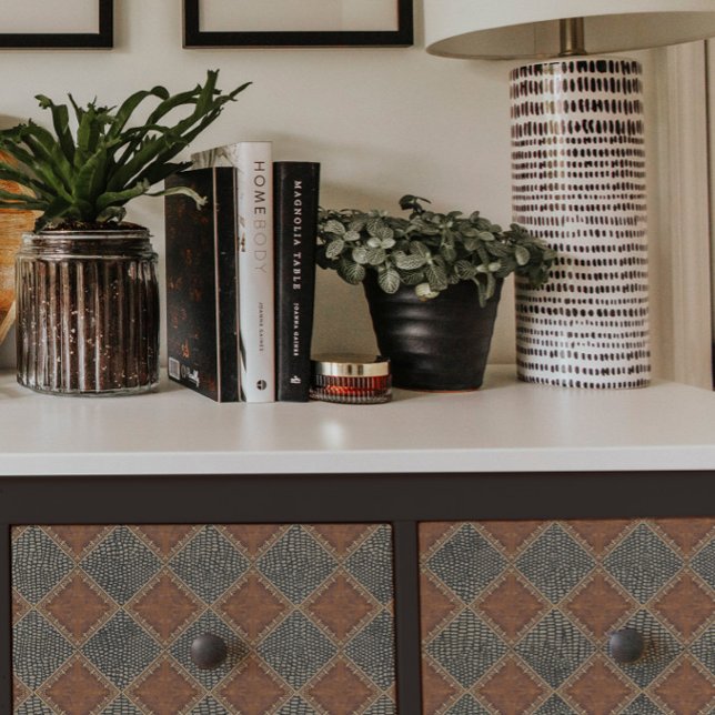 Papier Mousseline Serpent d'or en cuir vintage avec découpage noir d (Créateur téléchargé)