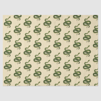 Papier Mousseline Serpent Vert