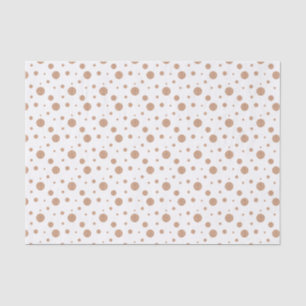 Papier Mousseline Serviettes pois en or