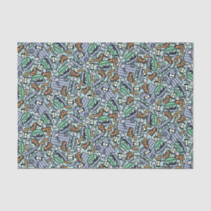 Papier Mousseline Sésame Sésame   Oscar le Motif de groupe