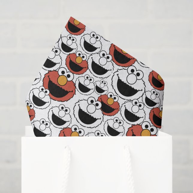 Papier Mousseline Sesame Street | Elmo Tissue Paper (Sac cadeau)