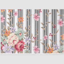 PAPIER MOUSSELINE - Shabby-Blume - Gewebepapier